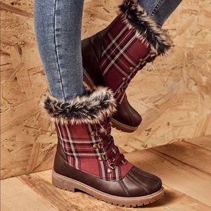 BRAND NEW💎 Waterproof Fleece Lined Duck Boots